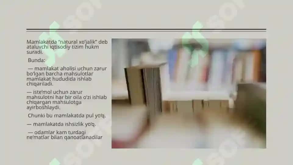 Mamlakatda Iqtisodiy Tizimlar 3