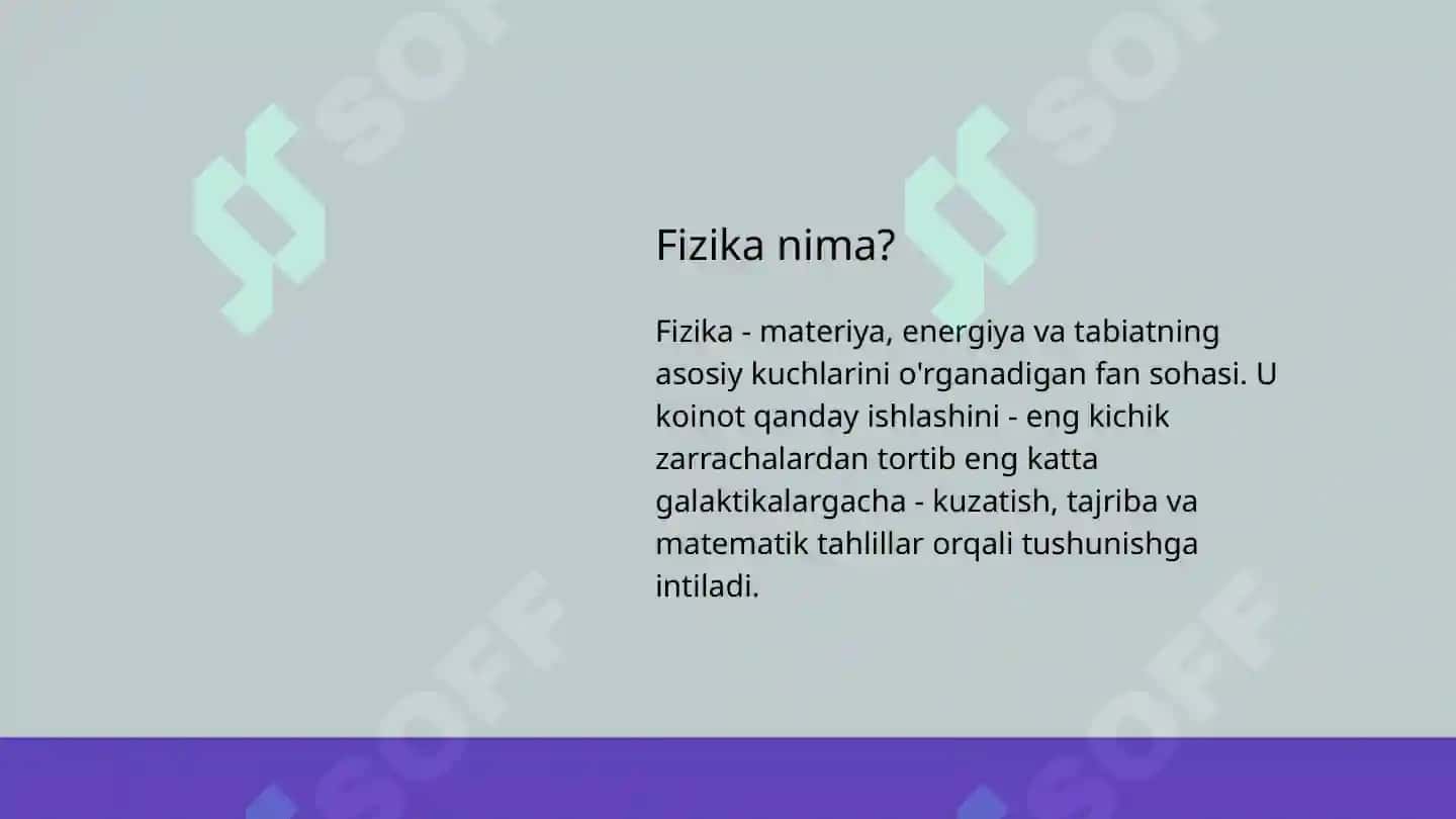 Fizikaning asosiy qonunlarini tushunish 2