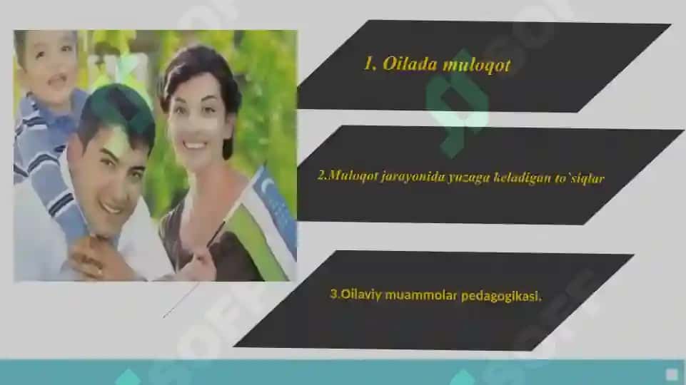 Oilada shaxslararo muloqot uslublari 2