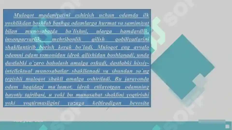 Oilada shaxslararo muloqot uslublari 4