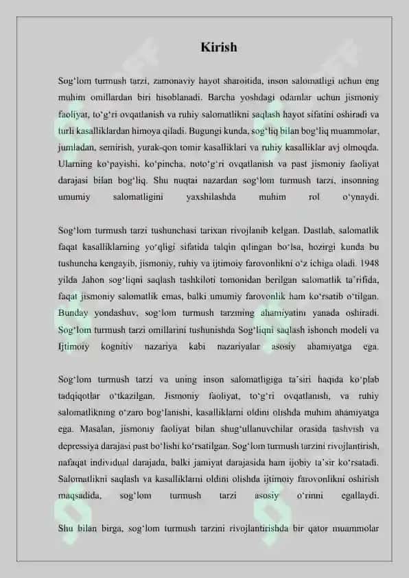 Sog‘lom turmush tarzi va uning salomatligiga ta’siri 2025 4