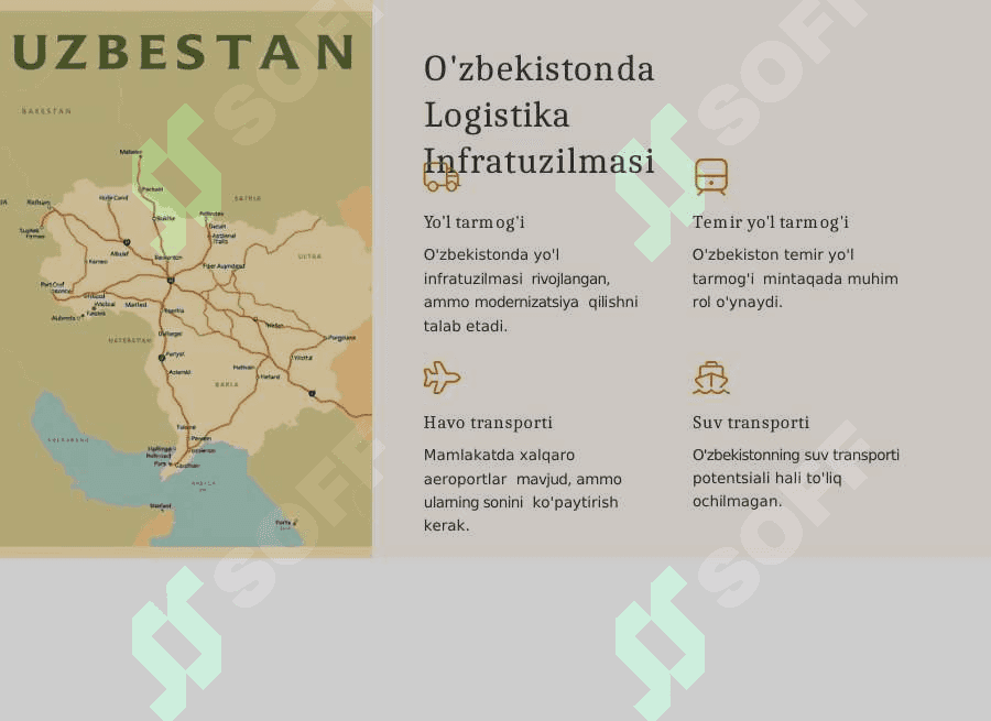 O'zbekistonda Xalqaro  Logistika Strategiyasini  Rivojlantirish 3