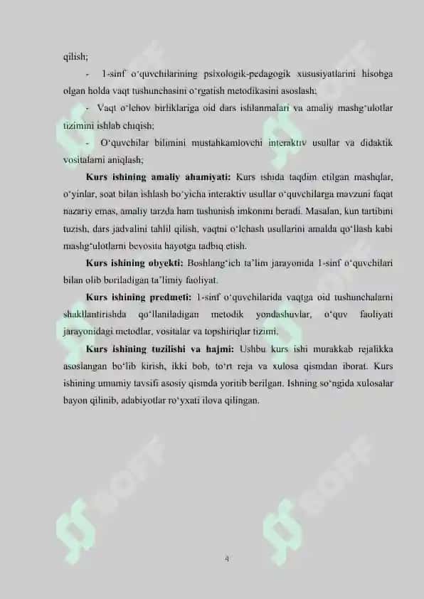 BOSHLANG‘ICH SINF O‘QUVCHILARINI VAQT O‘LCHOV BIRLIKLARI BILAN TANISHTIRISH 4
