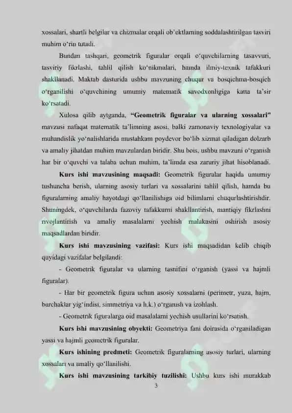 GEOMETRIK FIGURALAR VA ULARNI O'RGATISHNING NAZARIY ASOSLARI 3