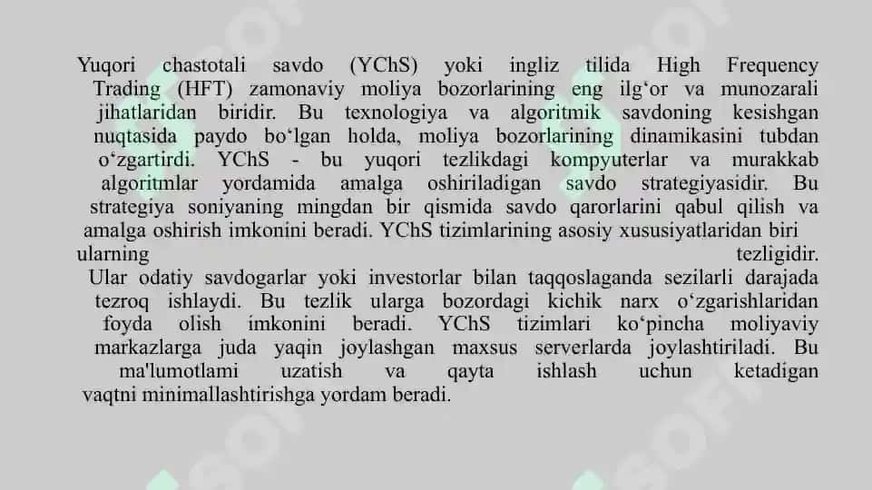 Fond bozori savdolarining zamonaviy shakllari 3