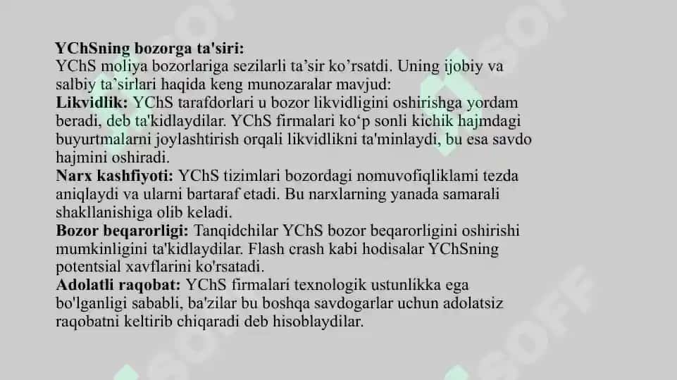 Fond bozori savdolarining zamonaviy shakllari 6