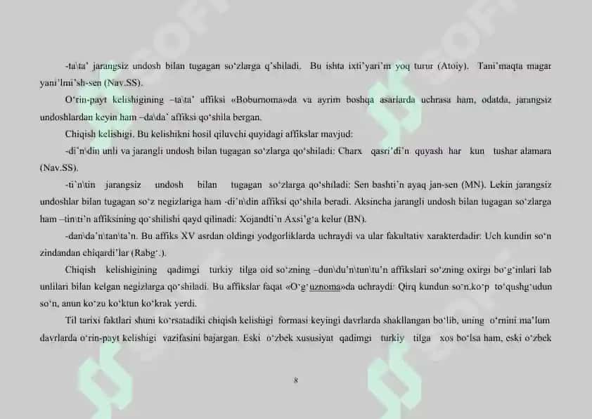 Kelishik Umumiy Maʼnosining Nutqiy Xususiyatlari 8