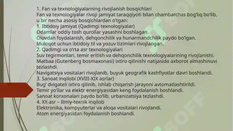 Axborot jamiyatini yuzga kelishida fan va texnika yutuqlarining ta’siri 4
