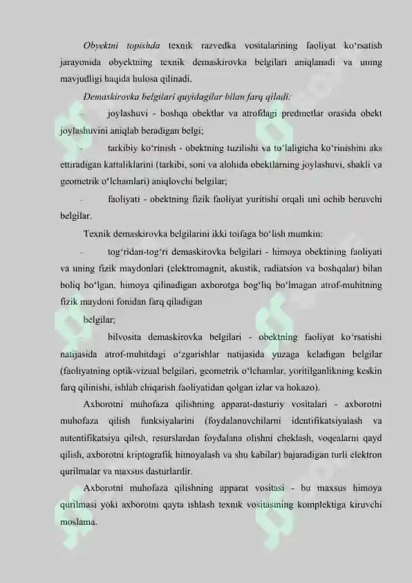 AXBOROTLARNI HIMOYALASHNING TEXNIK VA DASTURIY VOSITALARI 4