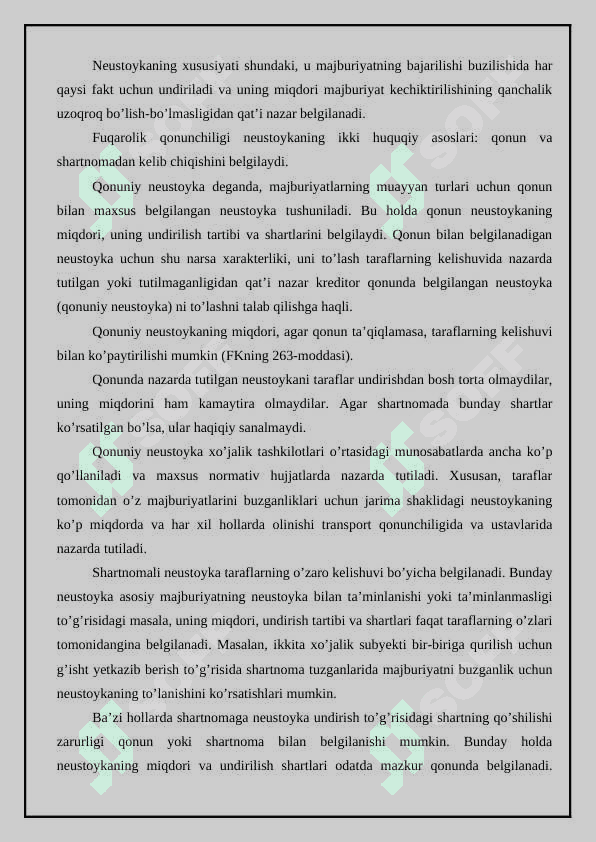 Majburiyatlarning bajarilishini ta’minlash 24 5