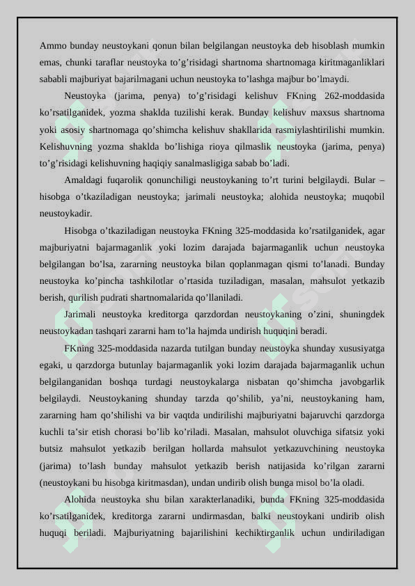 Majburiyatlarning bajarilishini ta’minlash 24 6