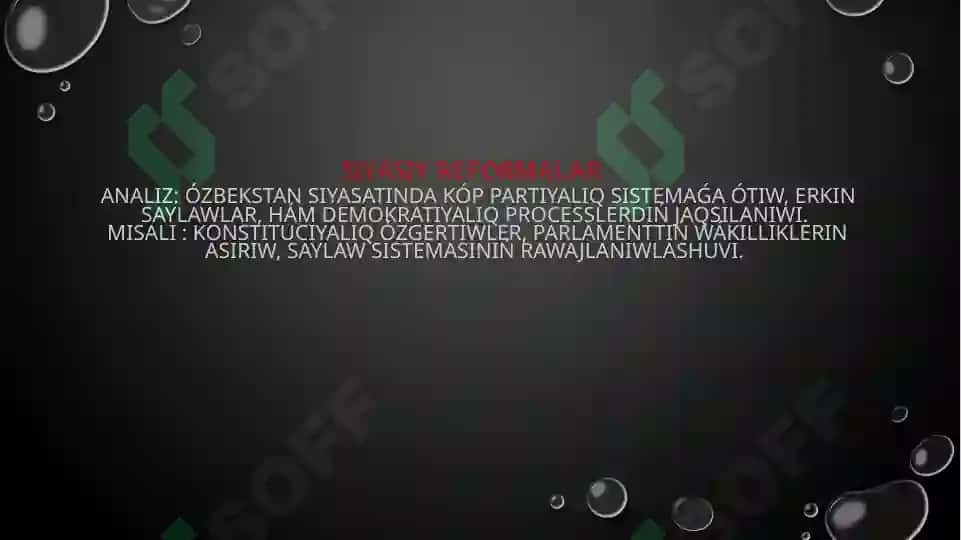 Jana Ozbekistanda amelge asirilip atirgan reformalar 3