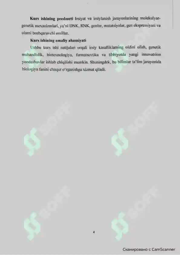 IRSIYAT VA IRSIYATNING MOLEKULYAR GENETIK ASOSLARI 7
