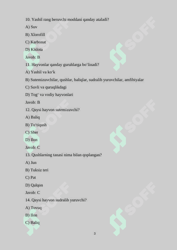 5-sinf Botanika fanidan mavzulashtirilgan 100 ta variantli test savollari va javoblari bilan.docx 3
