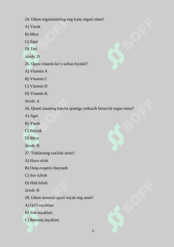 5-sinf Botanika fanidan mavzulashtirilgan 100 ta variantli test savollari va javoblari bilan.docx 6