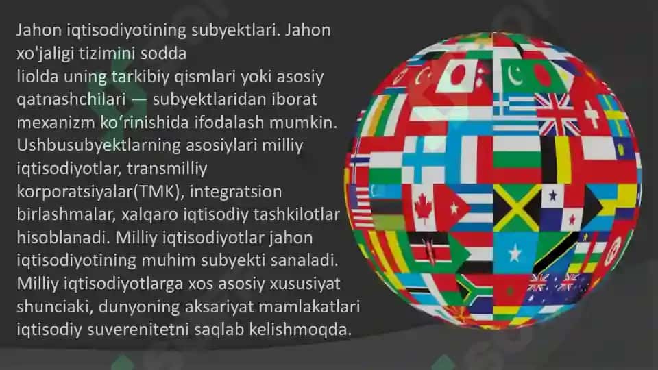 Jahon Iqtisodiyoti va Xalqaro Iqtisodiy Munosabatlar 4