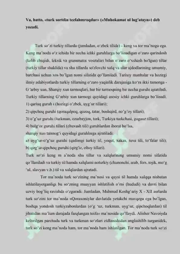 Hozirgi o’zbek adabiy tilida lison, nutq, me’yor munosabati 6