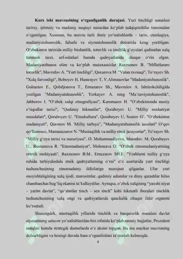 Yurt tinchligi – etnomadaniy azaliy qadriyat 4