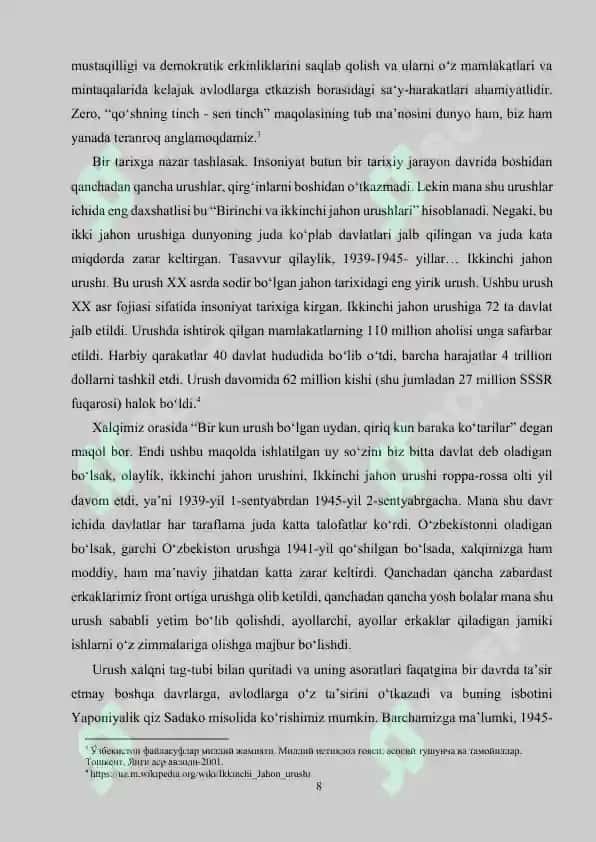 Yurt tinchligi – etnomadaniy azaliy qadriyat 8