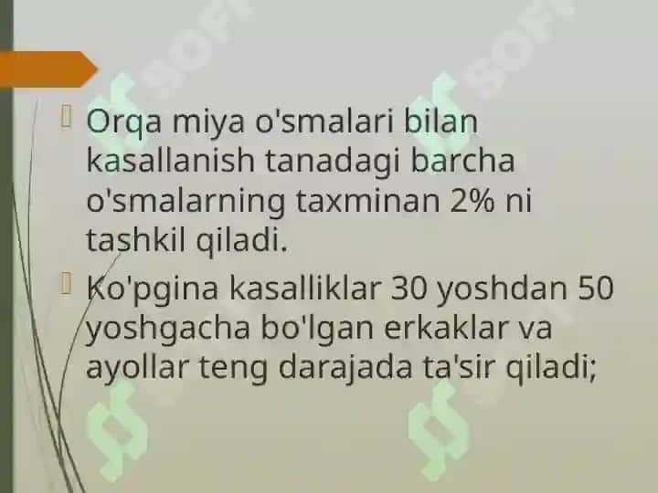 Orqa miya o’smalari 3