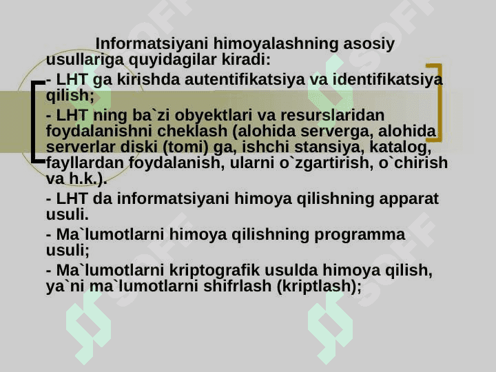 AXBOROT XAVFSIZLIGI 2
