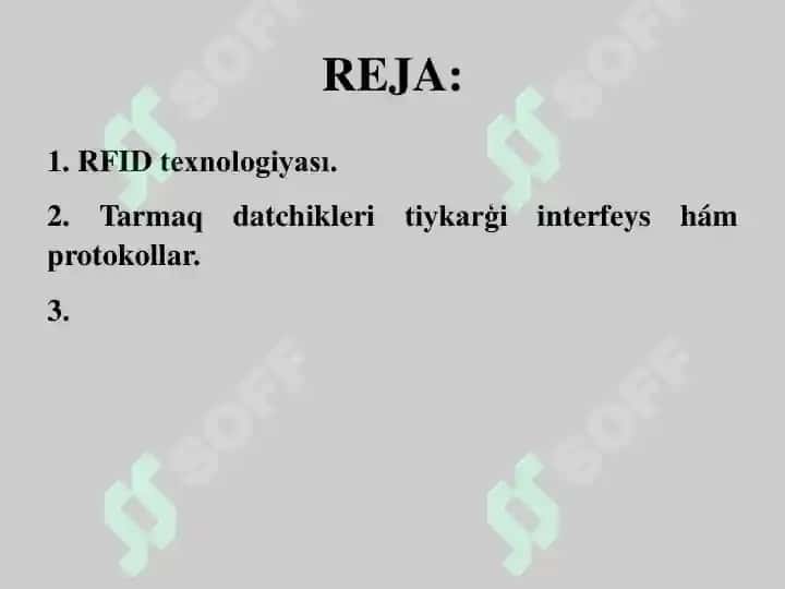 RFId radiochastotali identifikatsiya 2