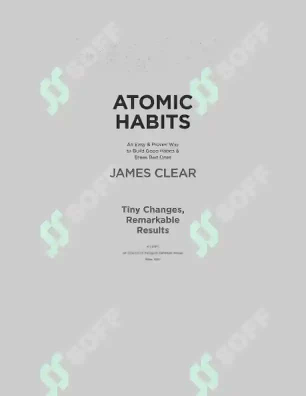 atomic habits atom odamlari asari 2