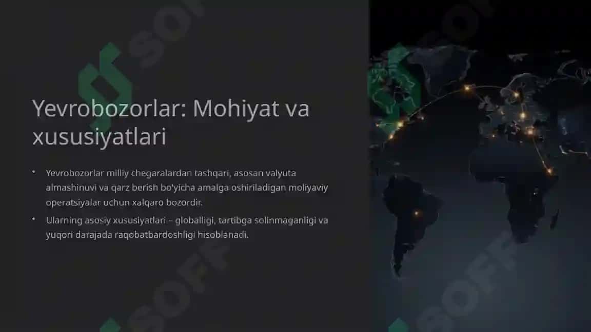 Yevrobozorlar: Kelib chiqishi va amaliyotlari 2