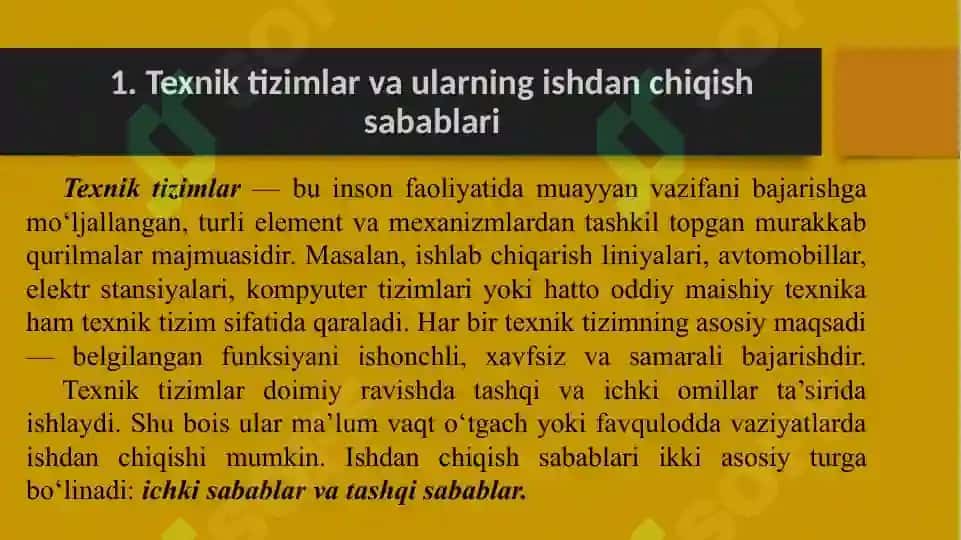 Texnik tizimlarni ishdan chiqishida tashqi ta’sirlarni roli 3