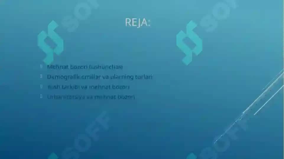 Demografik omillarning mehnat bozoriga ta'siri 2