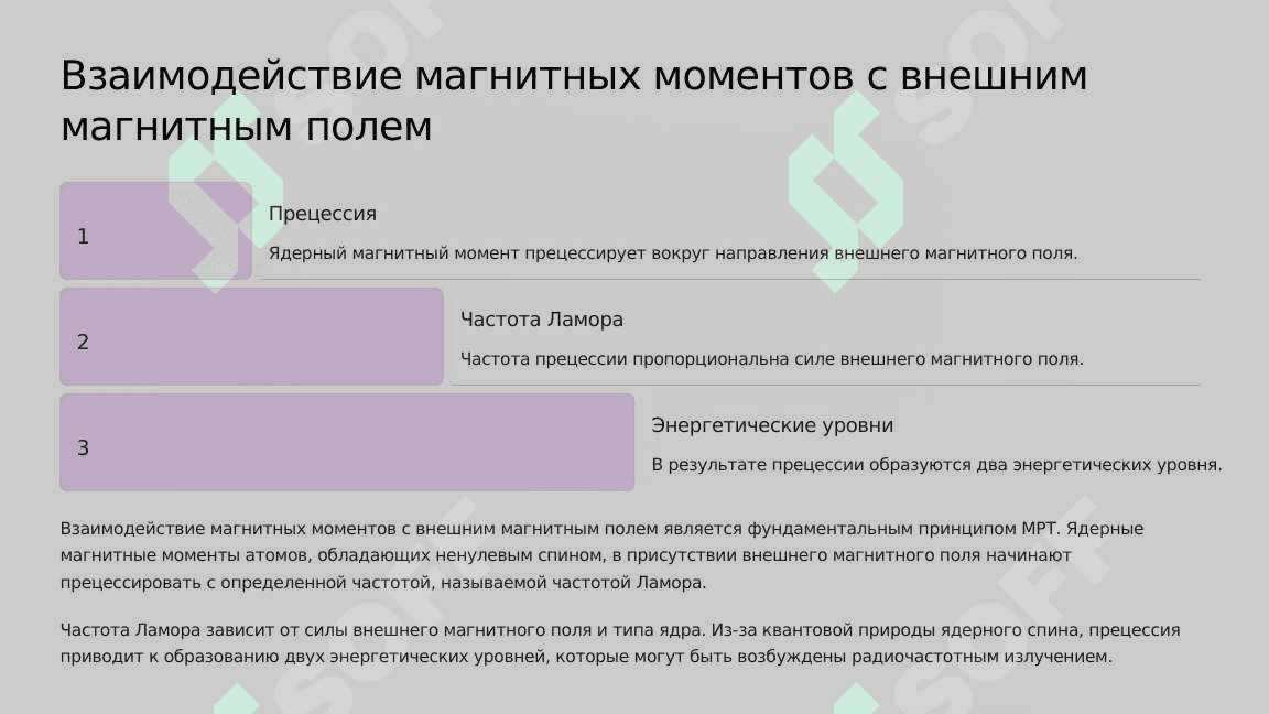 Физические основы магнитно-резонансной томографии 4