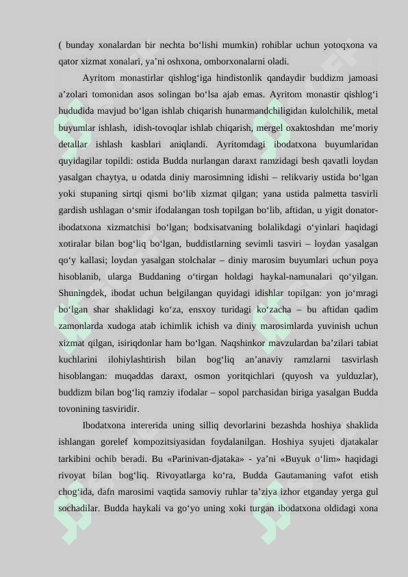 MARKAZIY OSIYO XALQLARI DINLARI(BUDDIZM VA XRISTIANLIK) 5