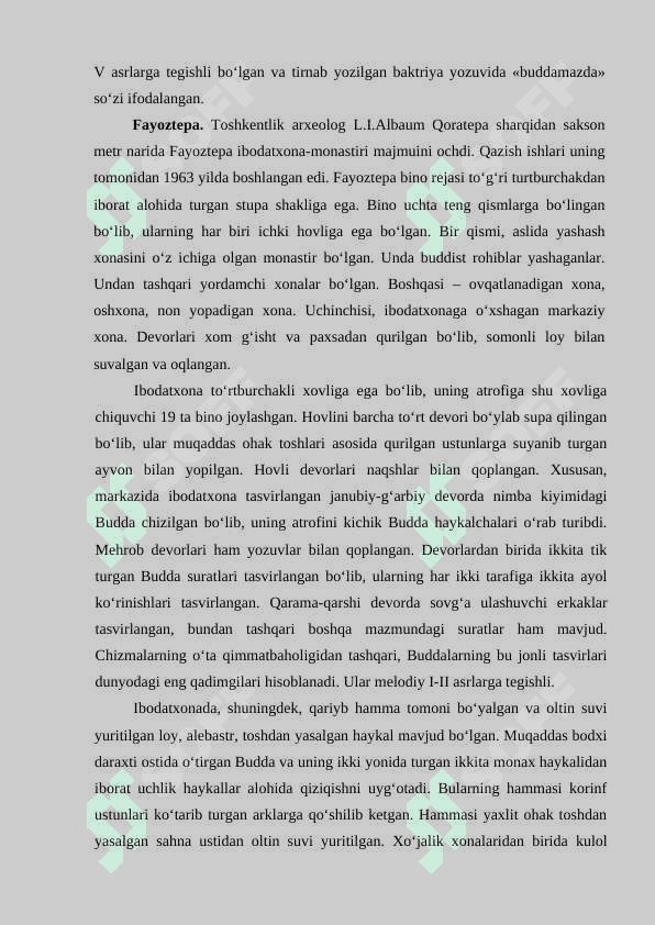 MARKAZIY OSIYO XALQLARI DINLARI(BUDDIZM VA XRISTIANLIK) 7