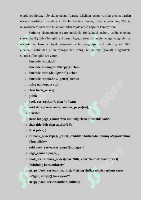 SINF XUSUSIYATI VA VORISLIK 4