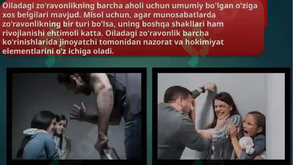 OILADAGI ZO’RAVONLIK IJTIMOIY MUAMMO SIFATIDA 4