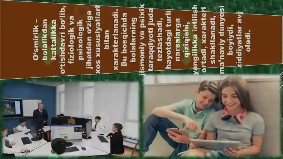 O’smirlik davrida o’z o’ziga baho berish tizimining rivojlanishi muammosi 3