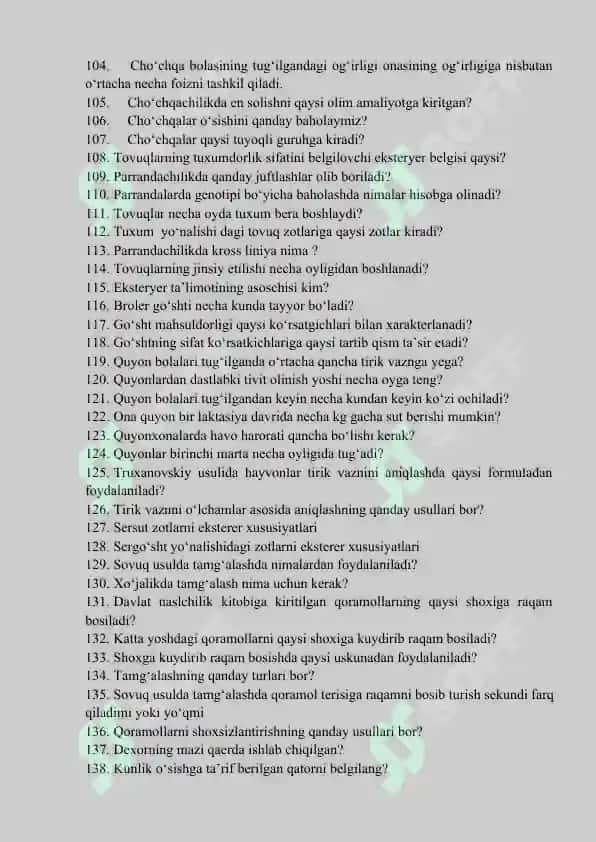 Qishloq xo‘jalik hayvonlarida embrional va postembrional davrlari 4