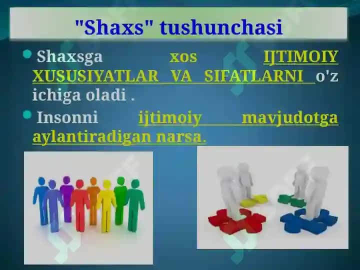 SHAXSNI RIVOJLANISH OMILLARI 8