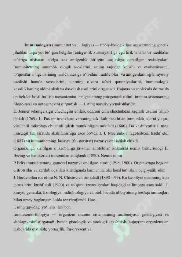 HOZIRGI ZAMON DIAGNOSTIKASINING ENGSEZGIR IMMUNOLOGIK USULLARI 2