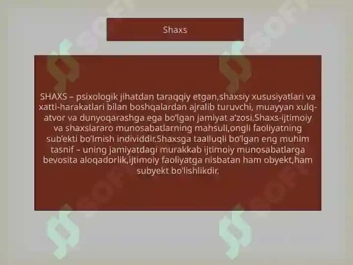 Shaxsning rivojlanishi, tarbiyasi va ijtimoiylashuvi, tarbiya maqsadi va vazifalari 3