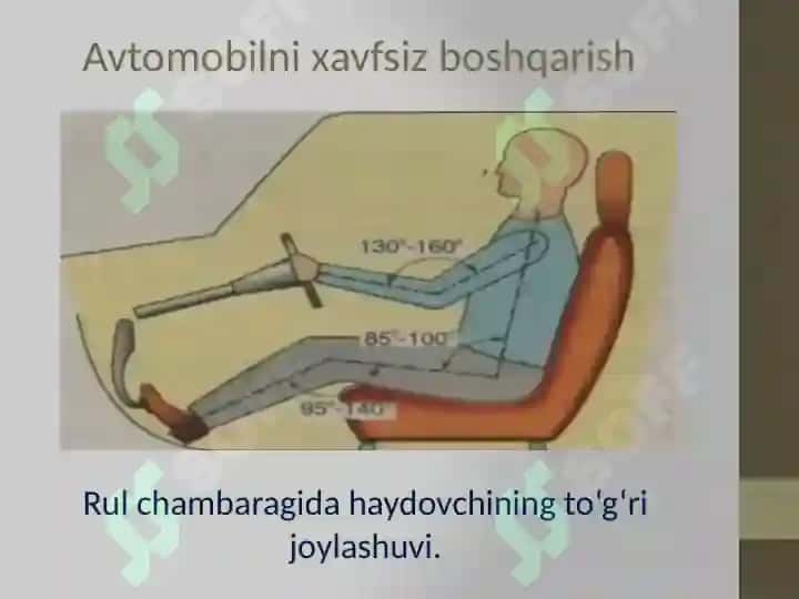 Mavzu: Avtomobilni boshqarish texnikasi 5