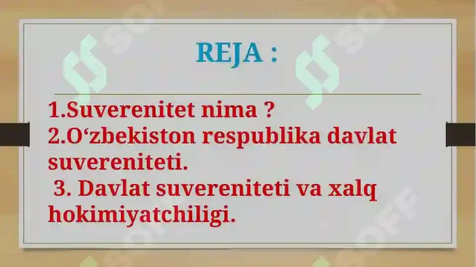 Davlat suvereniteti prinsiplari 2
