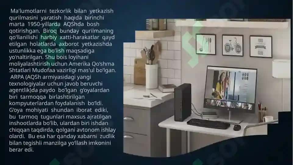 INTERNET VA BUTUNJAHON INTERNET TARMOG’INING IXTIROSI 6
