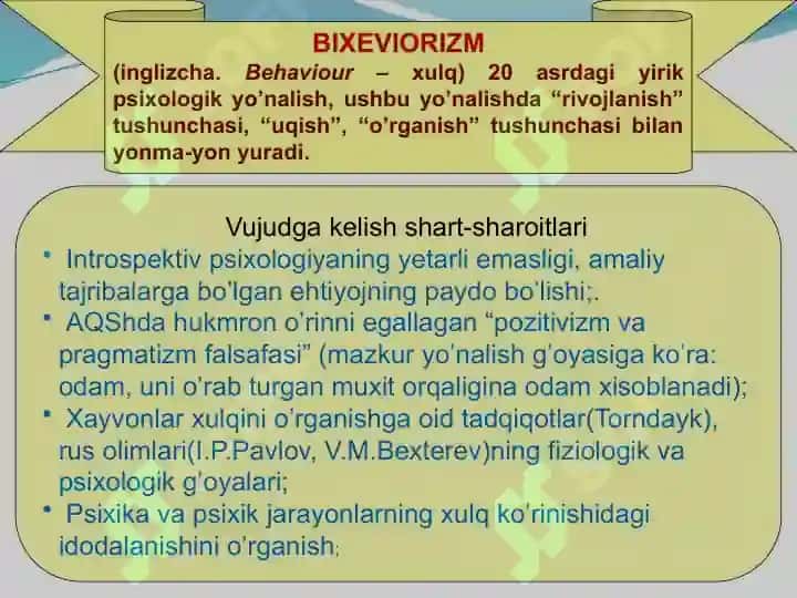 Sotsialpsixologiya. Ijtimoiy psixologiyaning asosiy yo'nalishlari. 3