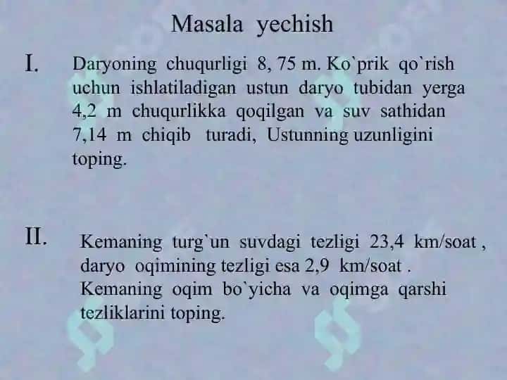 O’nli Kasrlarni qo’shish va ayirish mavzusi 5