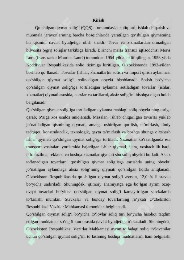 Qoʻshilgan qiymati soliqning stavkasi. Qoʻshilgan qiymat soligʻini toʻlash va hisob kitoblarni taqdim etish muddatlari. 3