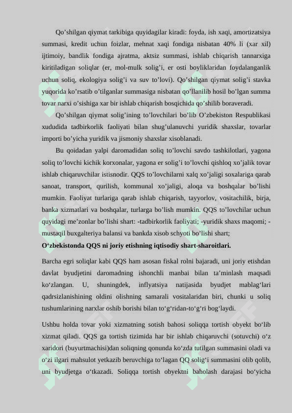 Qoʻshilgan qiymati soliqning stavkasi. Qoʻshilgan qiymat soligʻini toʻlash va hisob kitoblarni taqdim etish muddatlari. 6