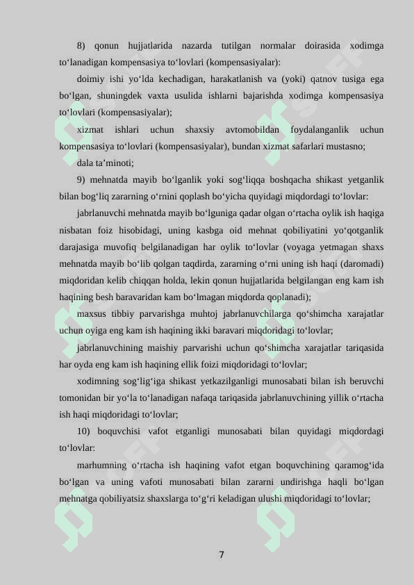 Jismoniy shaxslarning jami yillik daromadlari. Jami yillik daromad tarkibi. 7