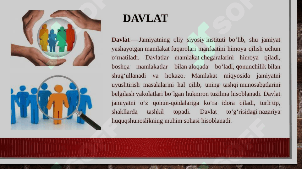 Ingliz faylasuflari (T. Gobbs va J. Lokk) erkinlik, huquq va davlatning o’zaro aloqadorligi haqida 2
