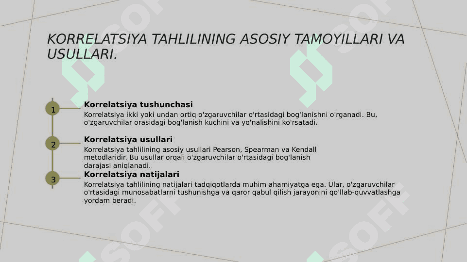 Korrelatsion va regression tahlil usullari 3